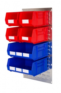 457mm x 915mm Louvre Panel Parts Bin Kit 23